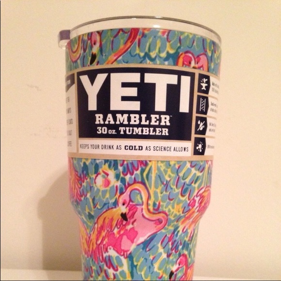 Hydro Dipped Yeti Cups In Lilly Inspired Prints - Picture 5 of 6